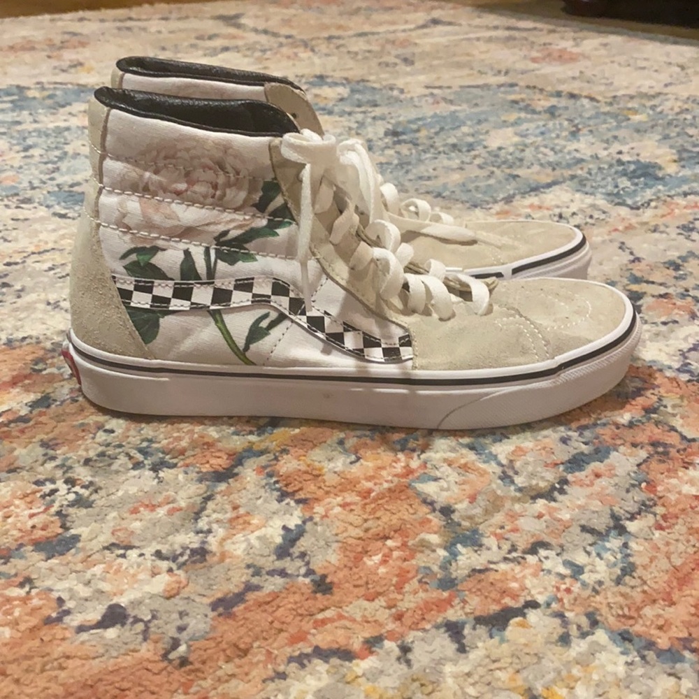 Van high tops worn like twice
